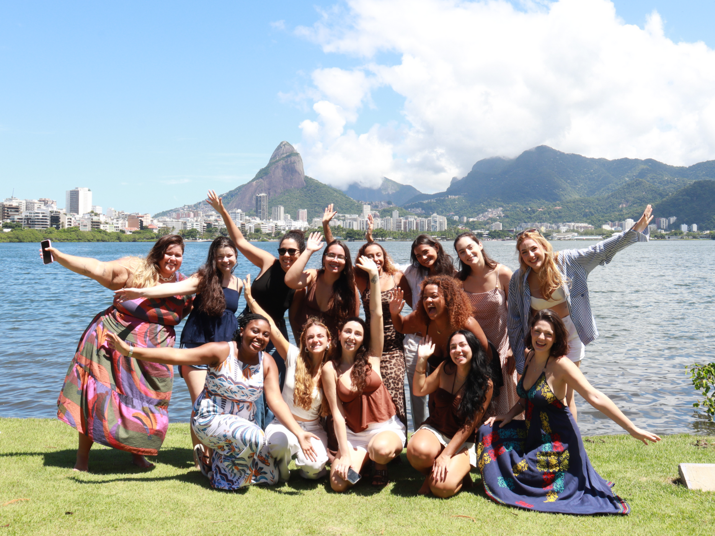 galera reunida na lagoa rodrigo de freitas pra 3ª edição